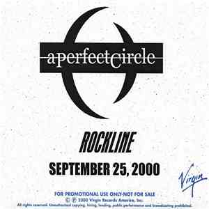 A Perfect Circle - Rockline September 25, 2000 download free