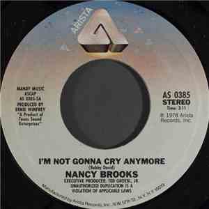 Nancy Brooks - I'm Not Gonna Cry Anymore download free