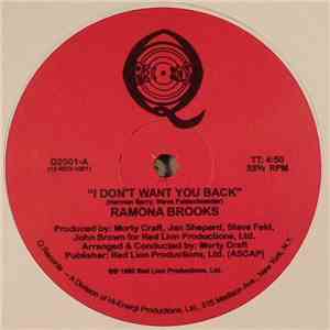 Ramona Brooks - I Don't Want You Back download free