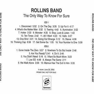 Rollins Band - The Only Way To Know For Sure download free