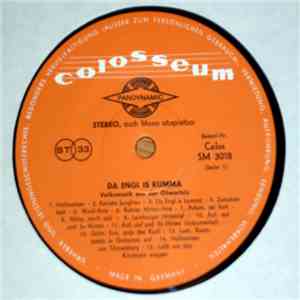 Various - Da Engl Is Kumma - Volksmusik Aus Der Oberpfalz download free