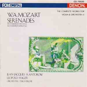 W. A. Mozart : Kantorow / Hager = Orchestre d'Auvergne - Serenades KV185, KV204 download free